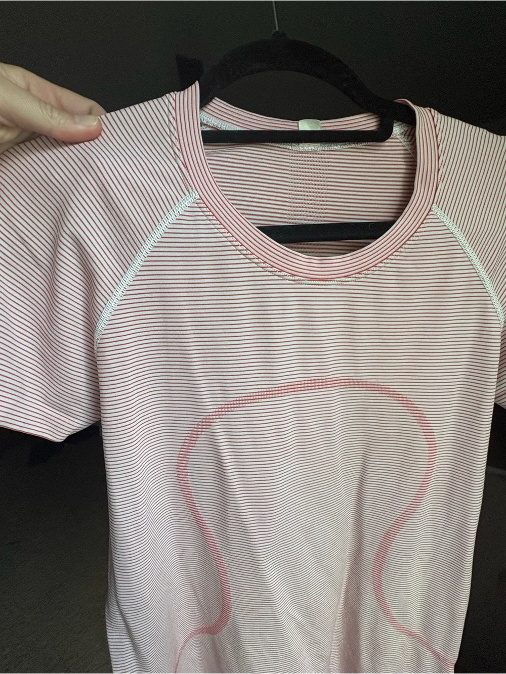 lululemon athletica Light Pink Short-Sleeve Athletic Tee